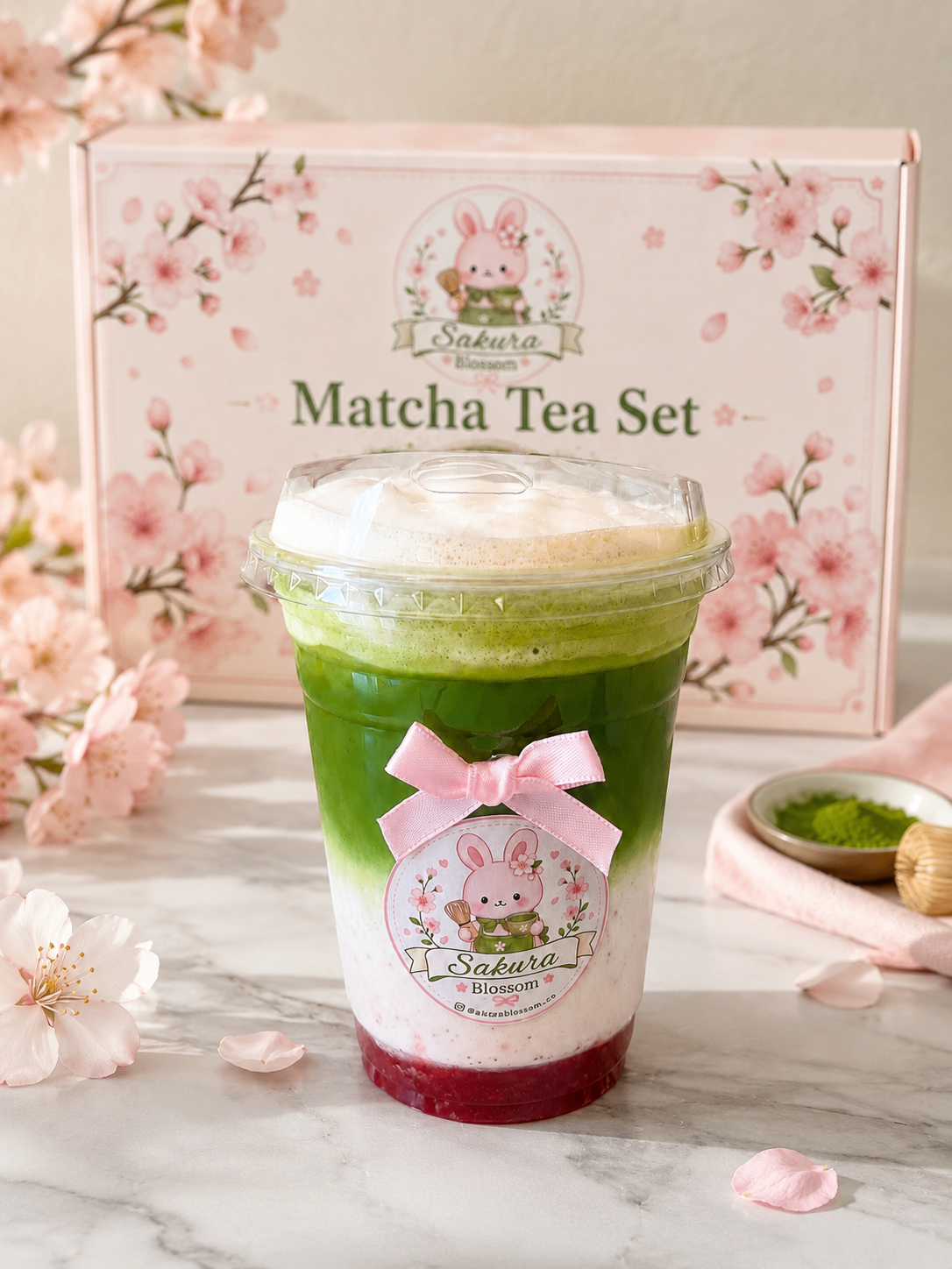 Strawberry Matcha